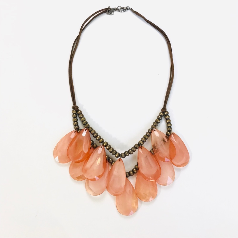 Women’s Large Faux Crystal Statement Necklace